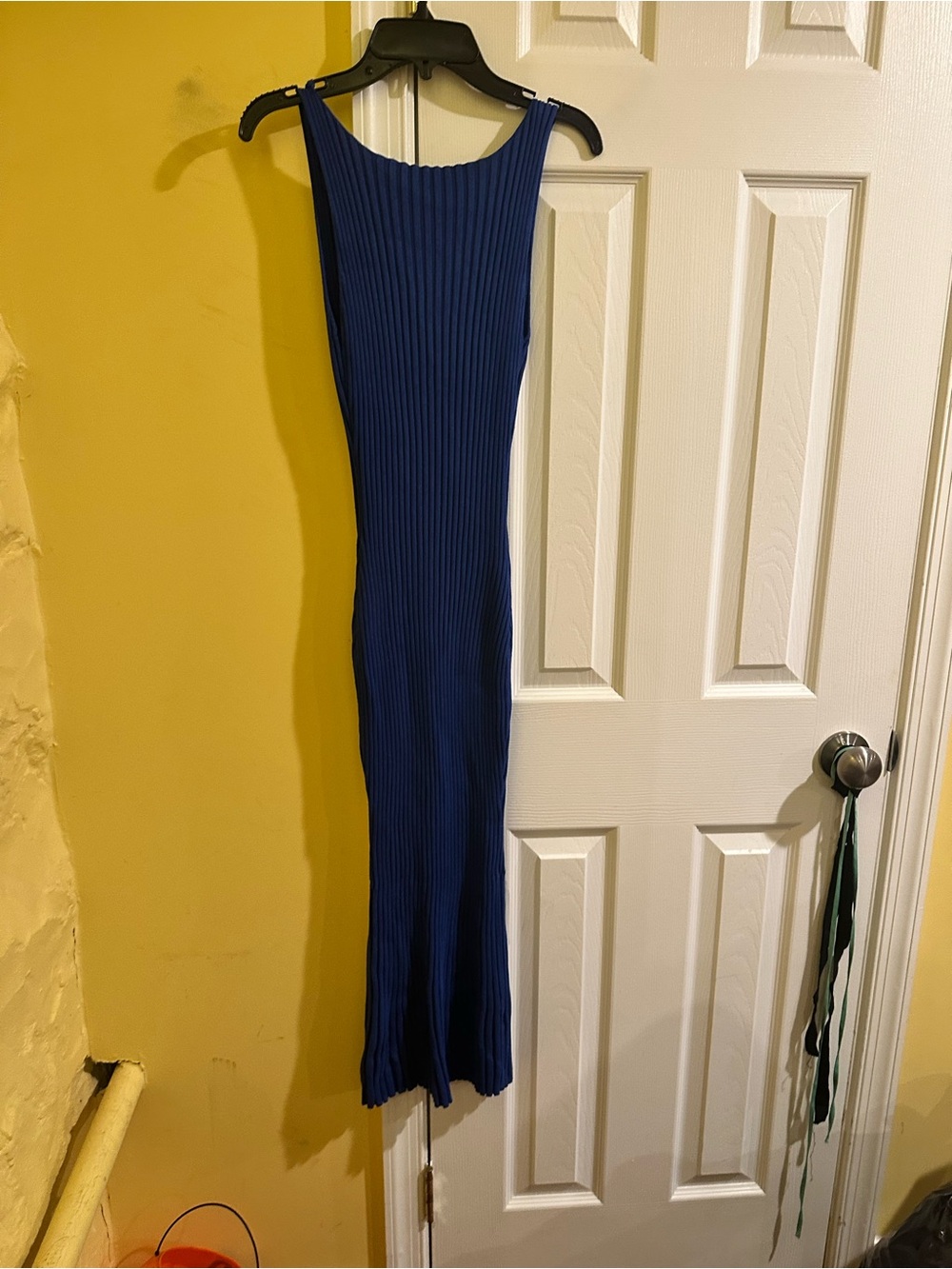 mahina blue Sleeveless Ribbed Maxi Dress size M